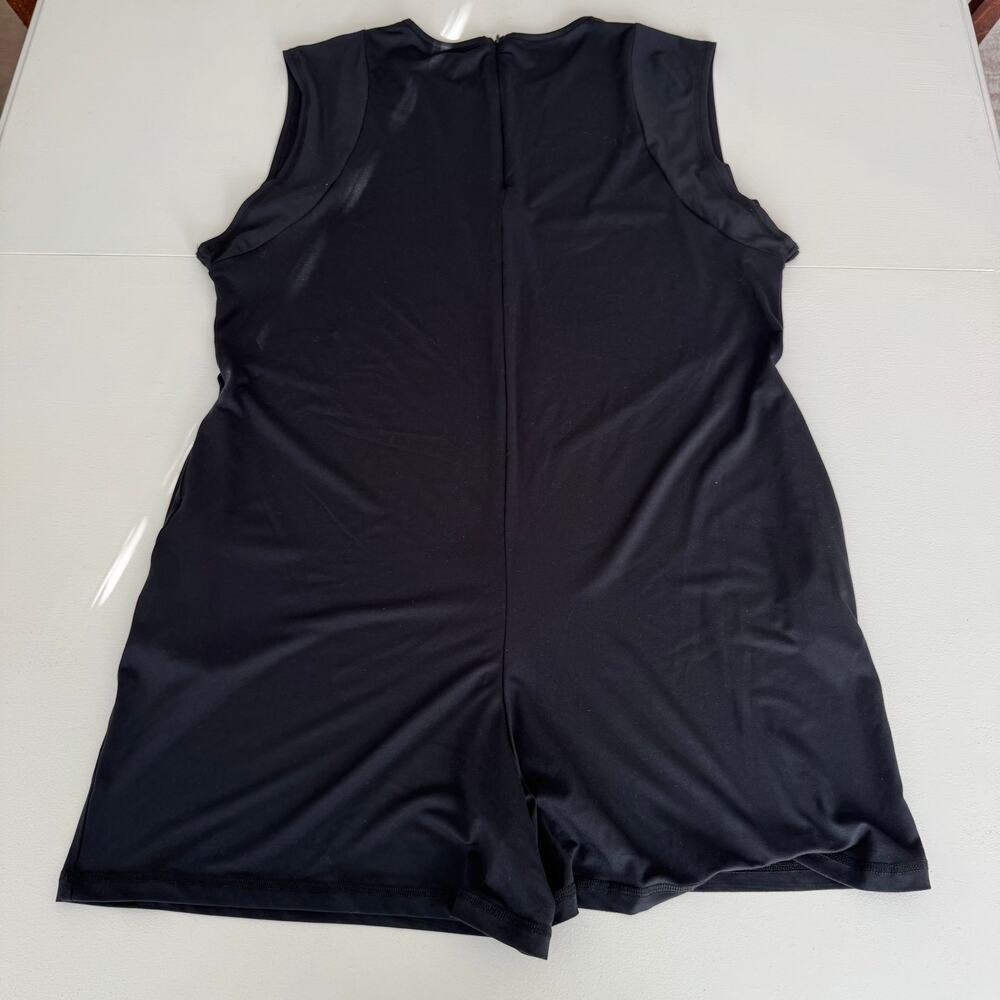 Varley Milling Playsuit Black NWOT Sleeveless Size Large Romper Casual Stretch - Picture 6 of 9